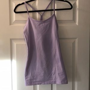 Lululemon Power Y Tank in Lavender